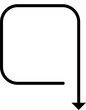 © buzstop - Black and white speech bubble balloon with arrow point icon sticker memo keyword planner text box banner, flat png transparent element design