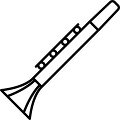 Sticker - Clarinet Icon