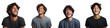 © 2rogan - Laughter from young male against transparent background