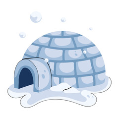 Poster - Winter Igloo