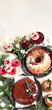 © bit24 - Variety of Christmas holiday desserts and sweets. Christmas decoration.