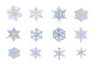 © Hao - Real snowflake collection isolated PNG easy to use