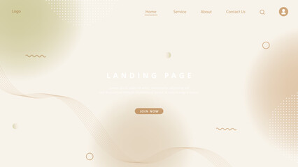 Business website template design. Vector illustration concept of web page design for website development