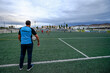 © Agustin - Soccer coach, directing a training session.