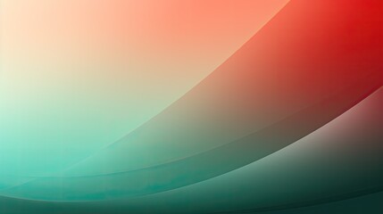 Modern simple abstract green red gradient background, concept art illustration