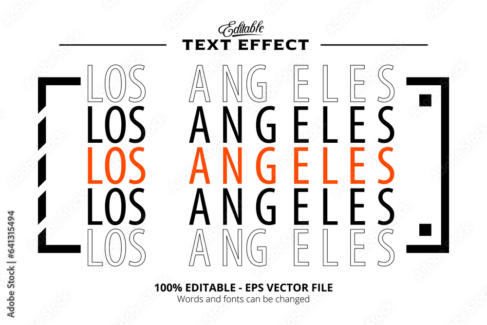 Refect Text Editable text effect suitable for social media, magazine, catalog ...