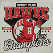 Hawks Sport Club Vintage Shirt in Retro Style