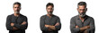 © The 2R Artificiality - Middle aged man with stern expression standing before transparent background