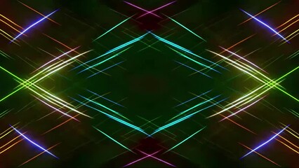 Wall Mural - abstract background with glowing lines