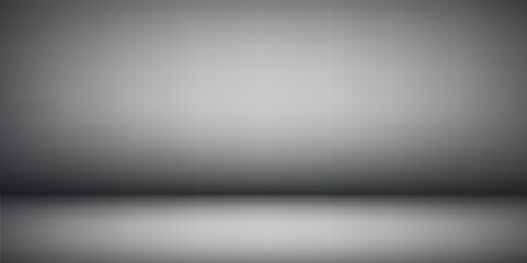 Wall Mural - Simple black gray gradient abstract background for product or text backdrop design