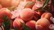Close-Up of Peaches with Great Texture