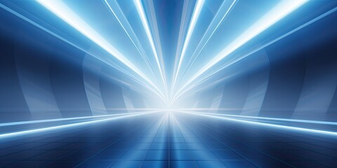 Abstract 3d background, glowing rays of light