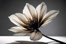 White Flower On A Black Backgroundwhite Flower On A Black Backgroundbeautiful White Flower On A Blac