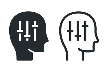 Person custom icon. Illustration vector
