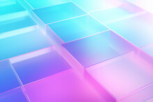 Gradient Frosted Glass Effect Virtual Background