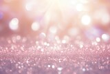 Fototapeta  - silver and pink glitter vintage lights background. defocused, Generative AI