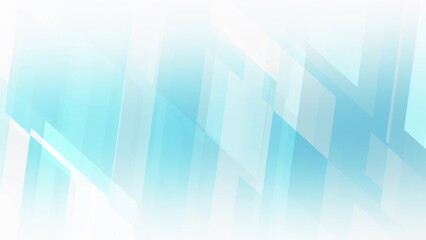 Sticker - Light blue abstract hi-tech geometric motion design elegant background. Seamless looping. Video animation Ultra HD 4K 3840x2160