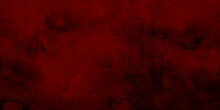 Black And Red Grunge Texture. Scary Red Black Scary Background. Dark Red Splattered Grungy Backdrop
