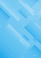 Wall Mural - Blue modern poster background with shapes