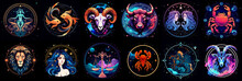 Astrological Zodiac Signs. Aries, Taurus, Leo And Gemini Horoscope, Virgo Scorpio Libra Aquarius Zodiac, Sagittarius, Pisces Capricorn Cancer 
