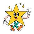 © aratehortua - vector funny cartoon character star illustration isolated