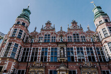 View Of The Great Armoury Building In Gdansk On A Sunny,summer Day.