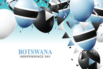 Wall Mural - Botswana Day background.