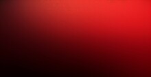 Red Black Abstract Blurred Color Gradient Background With Grainy Texture Effect, Copy Space, Generative AI