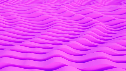 Wall Mural - Abstract pink parametric background. 3d rendering