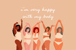 © Lunny Wind - Beauty girls wearing underclothes. Body positive, beyond stereotypes