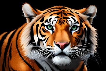 Wall Mural - portrait of a tiger