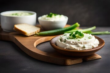 Poster - cheese with chives