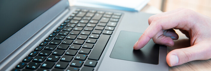 man working in computer