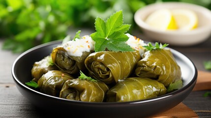 Wall Mural - Greek Dolmades dish - stock concepts