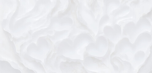 Wall Mural - elegant line background with beautiful white heart pattern, luxury marble texture. vector background