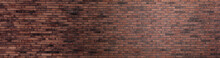 Color Brick Wall As Background, Banner Design