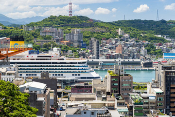 Poster - Keelung cityscape in Taiwan