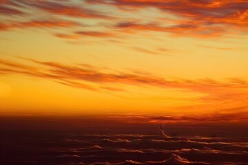 Wall Mural - dawn space vertical Ocean white background pink sky gold sky grey ocea gold yellow sunset gradient The copy ocean golden red purple sunset dusk pacific orange pacific Pacific sunset landscape cloud