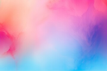 Wall Mural - design colours watercolor gradient sky texture blue rainbow blur pink green violet abstract gradient