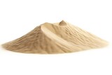 tropical hill white background white abstract path yellow dune background grained clipping isolated Pile mountain sand desert small coast dune clipping desert closeup isolated sand landscape beach
