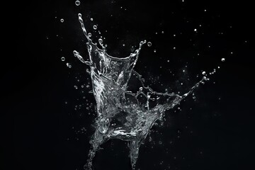 Wall Mural - drink bubble fresh dynamic beauty dripped freshness colours background water cold splash wet water b