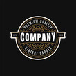 © ajipro - Vintage retro logo design inspiration emblem label badge. - Vector.