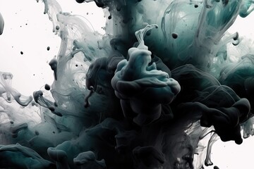 Wall Mural - design cloud mo ink dripped bubble dye abstract cover background mixed splash colourful water drip Abstract closeup acrylic ink colours mix bright gouache background liquid paint splash art flowing
