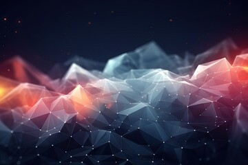 Wall Mural - blank grey technology design geometric triangle shape empty background polygon polygonal futuristic 