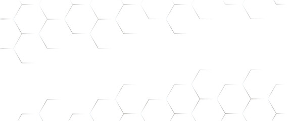 Wall Mural - white background and embossed hexagon , honeycomb white background, light and shadow background with