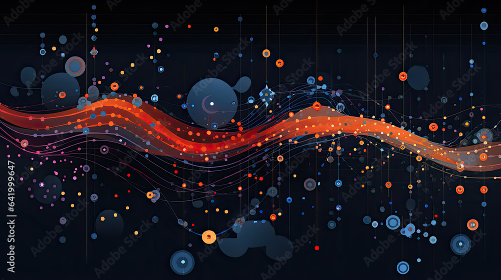 Quantum machine learning model trained on quantum data revealing insights from complex patterns.