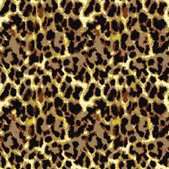 Wall Mural - leopard skin texture