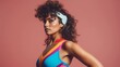 © Karen - portrait of an 80s aerobics woman