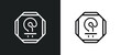 ceres icon isolated in white and black colors. ceres outline vector icon from signs collection for web, mobile apps and ui.