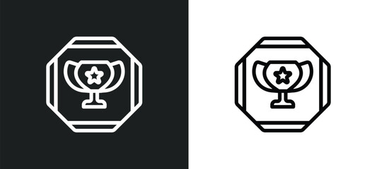 Wall Mural - classroom cup icon isolated in white and black colors. classroom cup outline vector icon from signs 